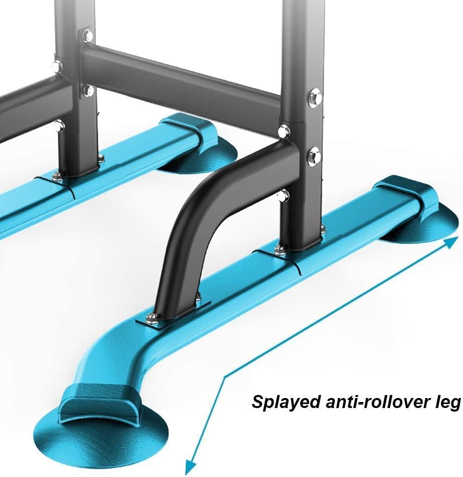 Pull-Up Bar Power Tower Exercise Euipment for Home Gym Dip Station Height Adjustable Fitness Strength Training Dip Stations
