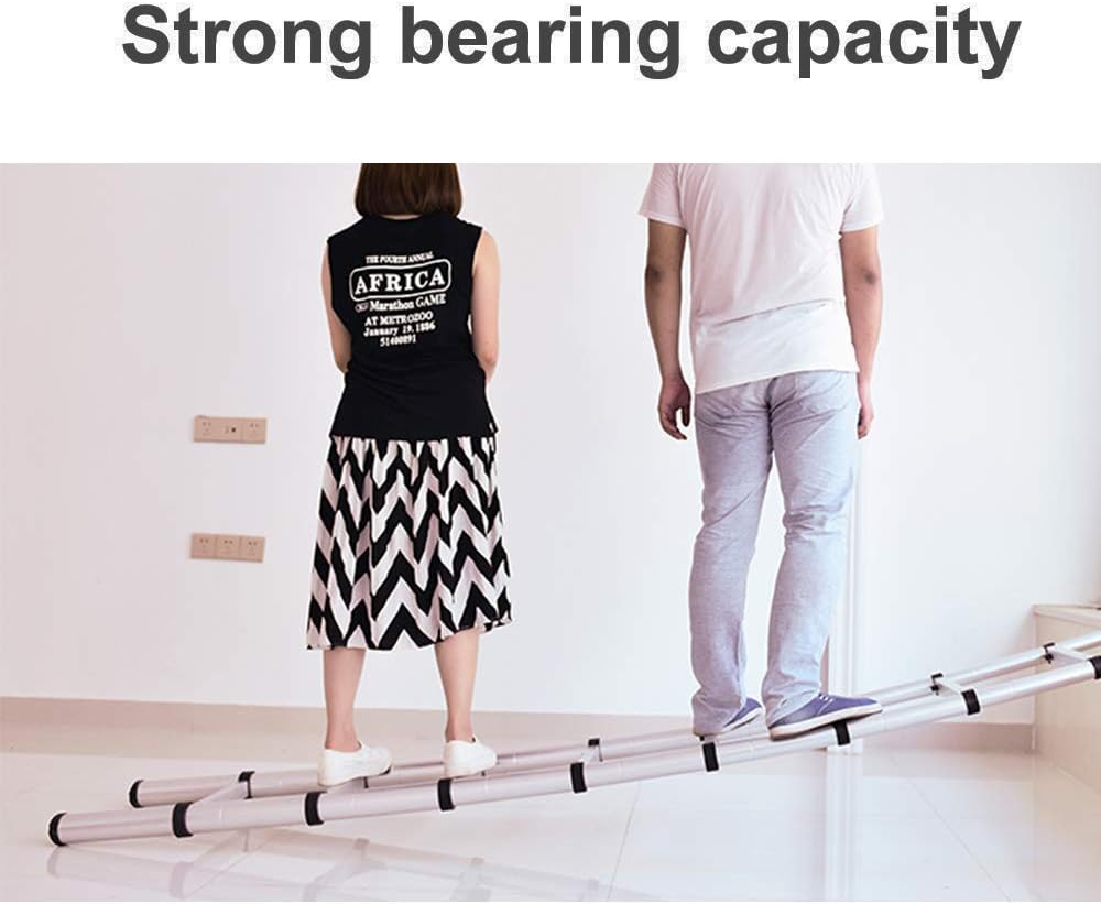 NSD-JF-002 Foldable Telescopic Household Ladder 2.6 m Portable Aluminium Loft Ladder Multi-Purpose Ladder
