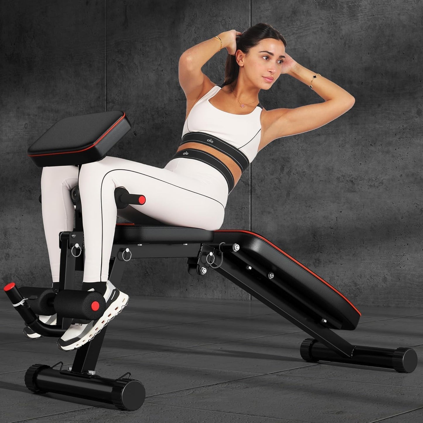 Folding Weight Bench for Home Training Gym Weightlifting Sit-Up Abs Bench Flat Tilt Multipurpose Training Bench