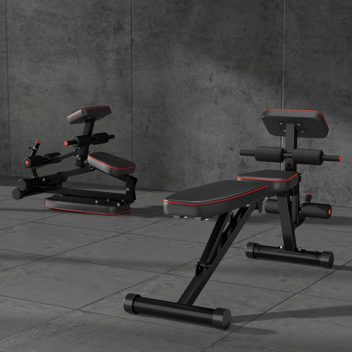Folding Weight Bench for Home Training Gym Weightlifting Sit-Up Abs Bench Flat Tilt Multipurpose Training Bench