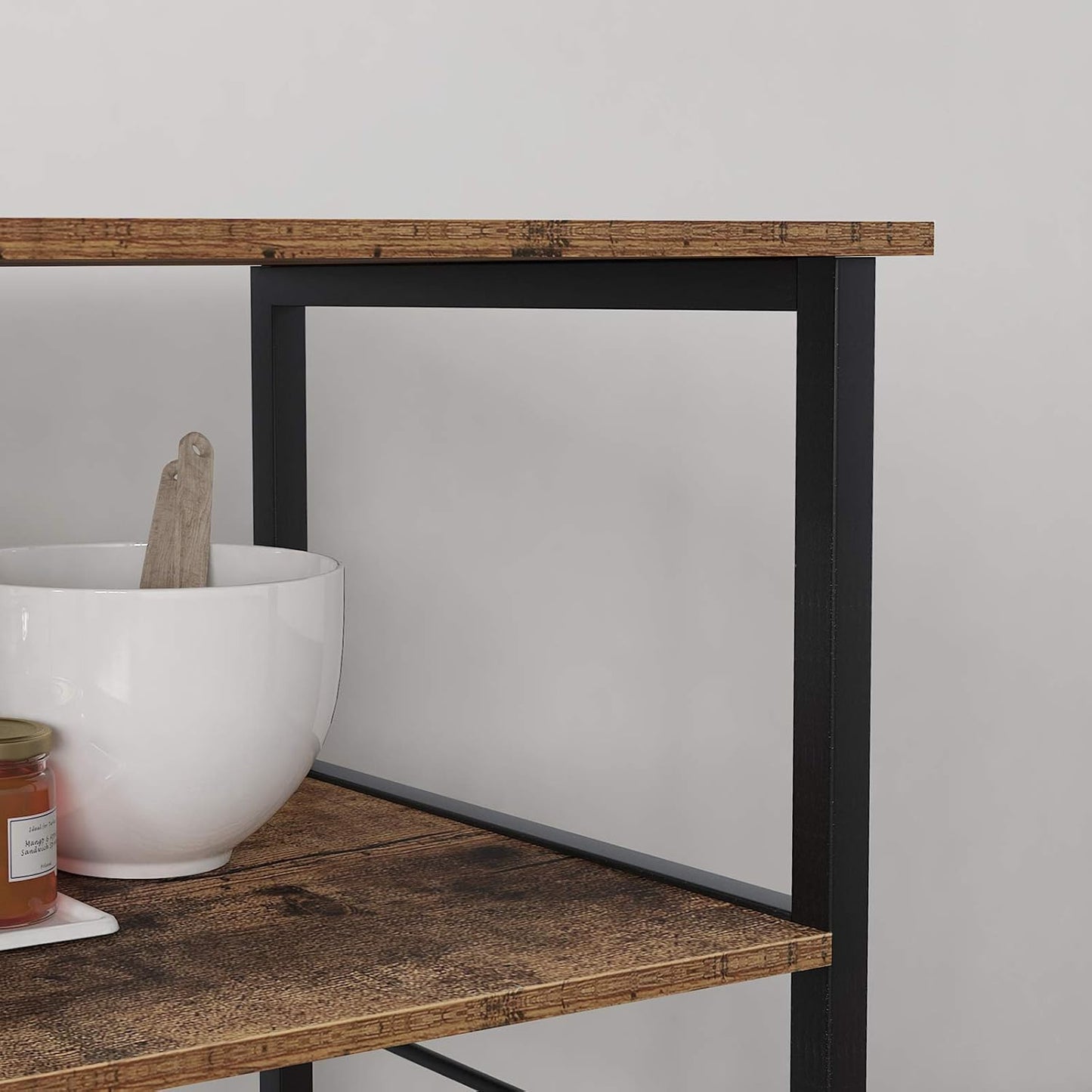 SH-171-FG Kitchen Shelf Storage Rack Kitchen Island Kitchen Oven Kitchen Cabinet Baker's Rack Storage Trolley Organiser Multifunctional Storage Rack 90 x 40 x 83 cm