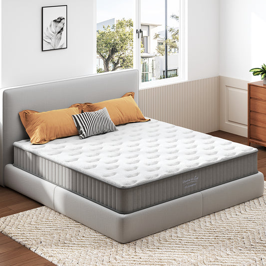 Exquisite Tufted Mattress Topper, Breathable Plush Top Mattress, Perfect for All Sleep Types, King Size