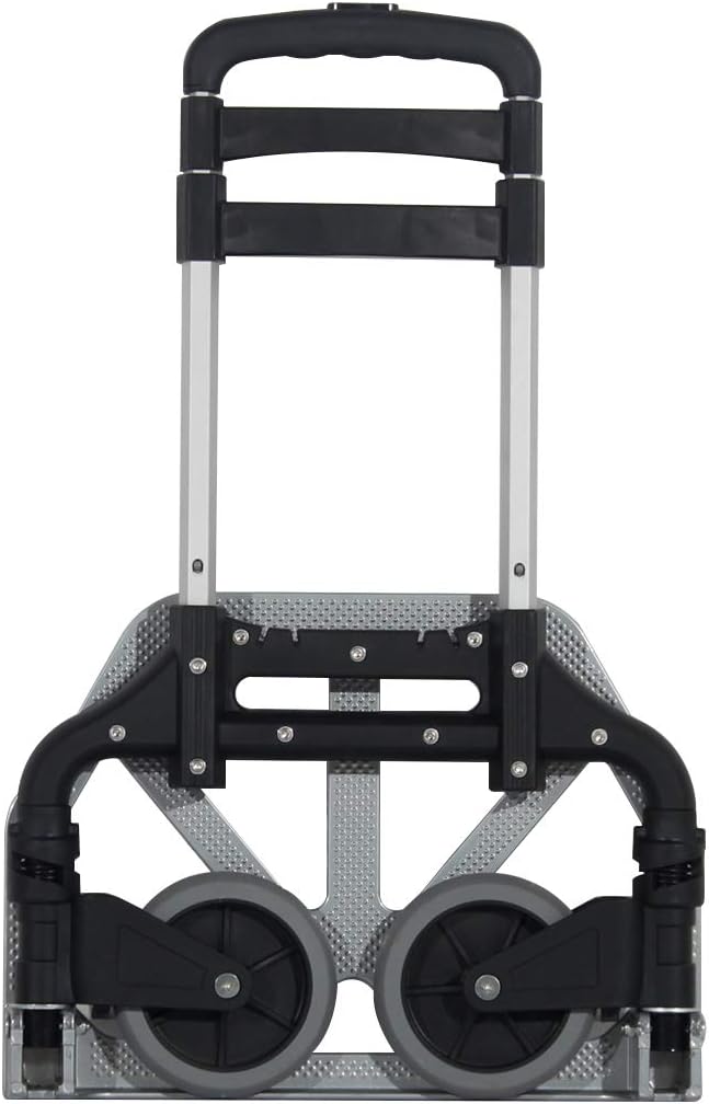 Aluminium Folding Hand Truck Stair Climber with Extendable Handle and Wheels